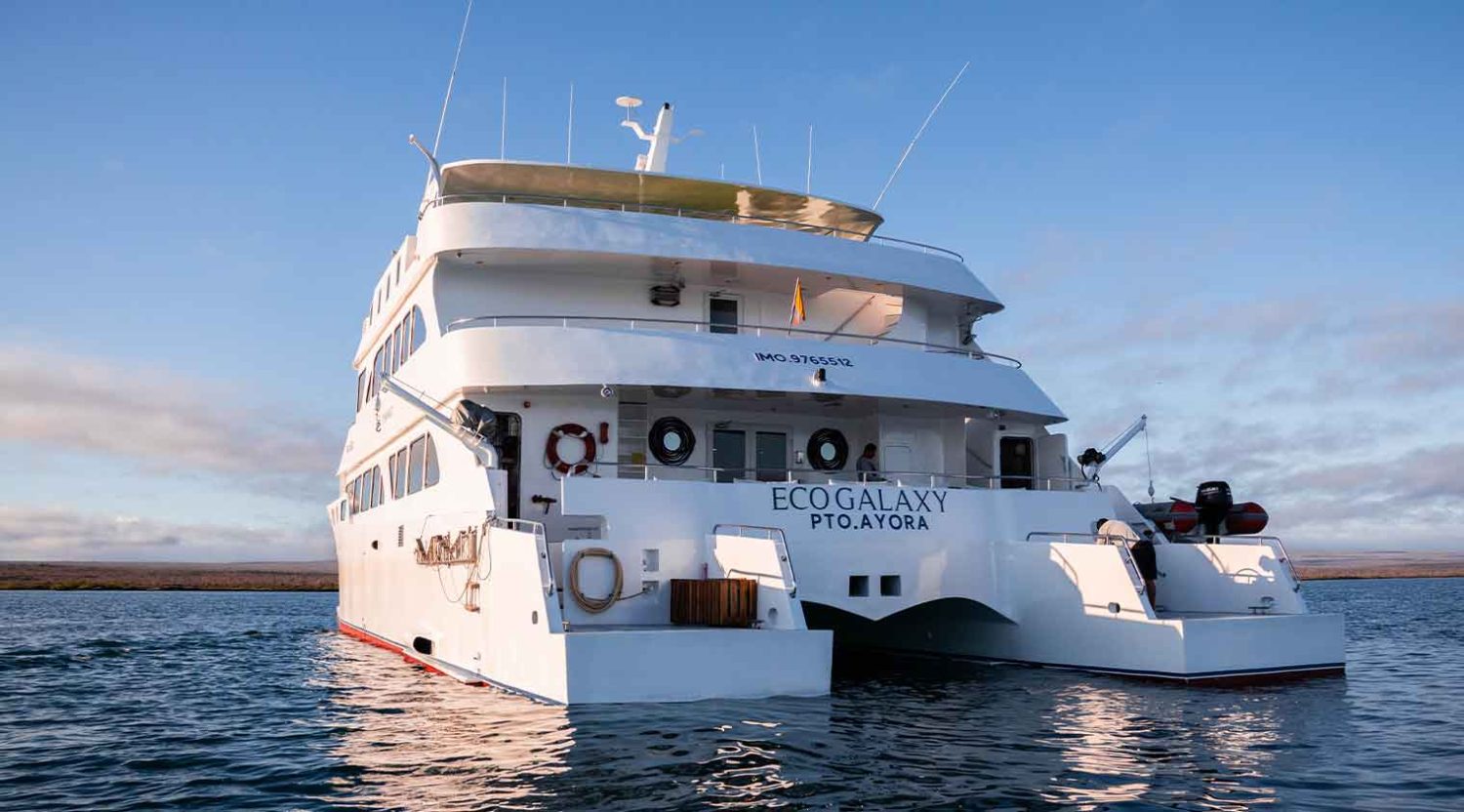 eco galaxy yacht back photo of galapagos islands tours