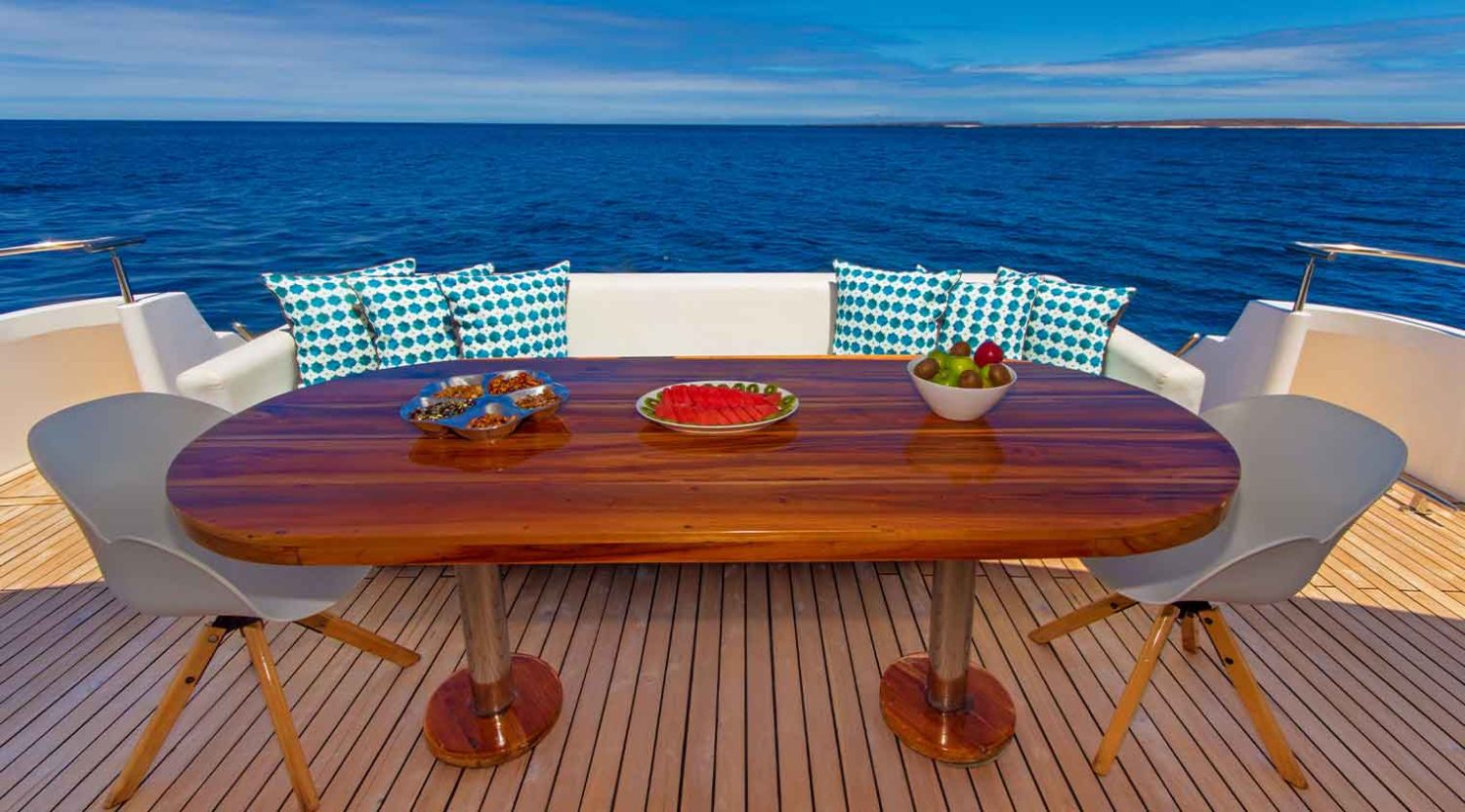grand majestic galapagos yacht deck of galapagos islands tours