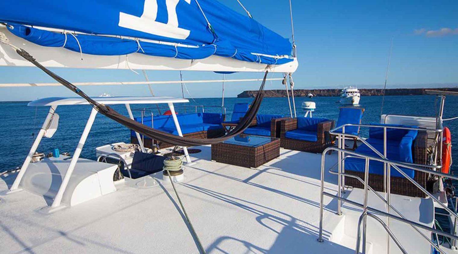 nemo 2 yacht deck of galapagos islands tours