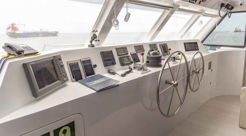 command post of bonita yacht of galapagos islands